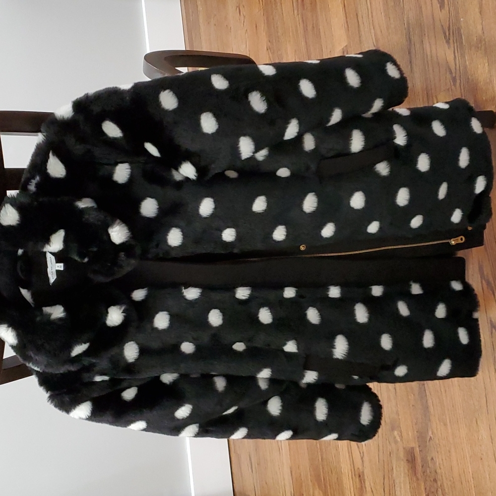 Stunning faux fur girls coat- warm and comfortable